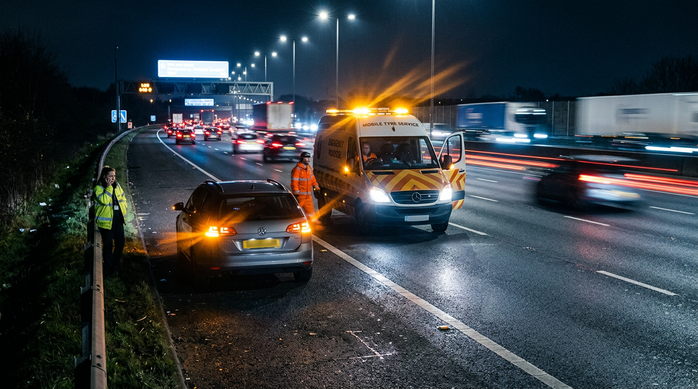 24 hour emergency mobile tyre fitting uk: call night help Tyre Fitters