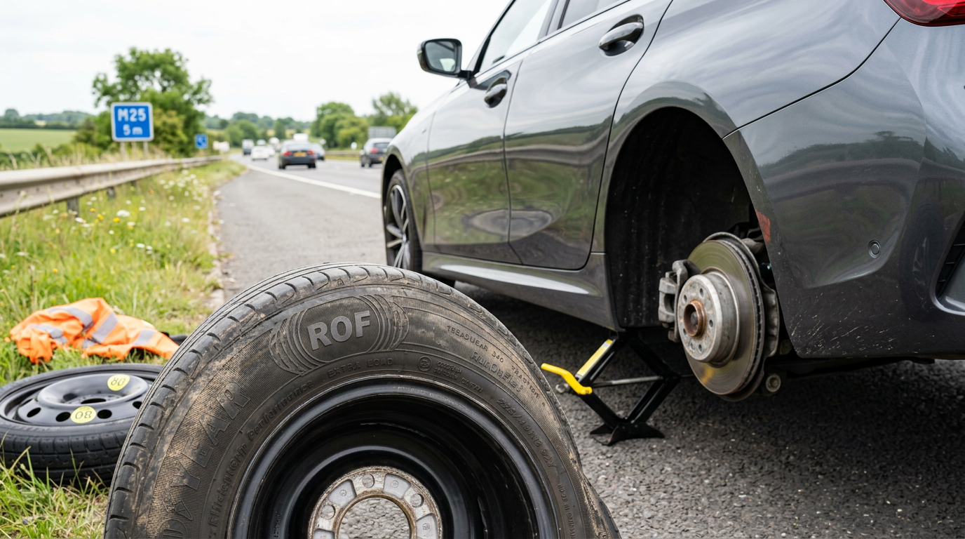 run flat tyres: can repaired? far can drive? (uk) Tyre Fitters