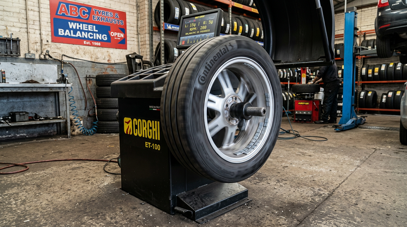 wheel balancing: steering vibration after new tyres (uk) Tyre Fitters